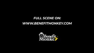 BENEFIT MONKEY: Katrina Moreno gets fucked hard and ends up with her big tits covered in cum