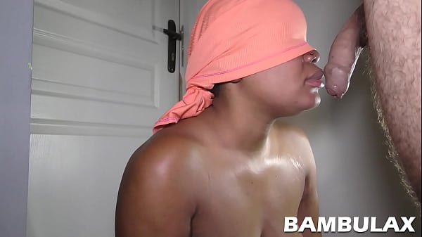 Another load swallowed by an ebony cum slut