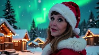Granny Carmen Claus: Standing Doggystyle Fuck & Elvish Creampie